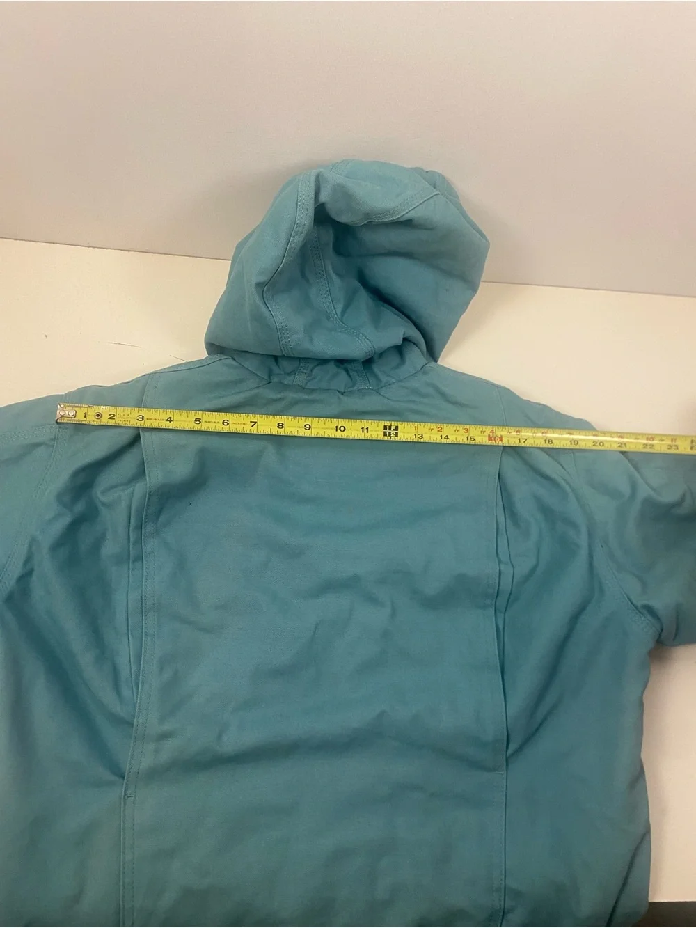 Berne Softstone Duck Sherpa-Lined Hooded Blue Jacket Size XL Youth